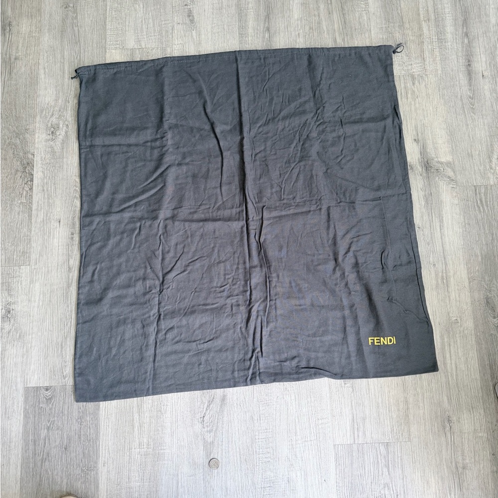 Fendi Charcoal Gray Big Dust Bag
